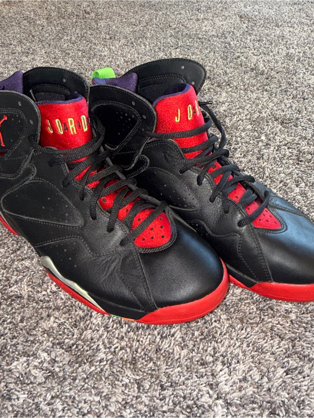 Nike Air Jordan 7 Marvin The Martian 2015 Men’s Sneakers Size 11